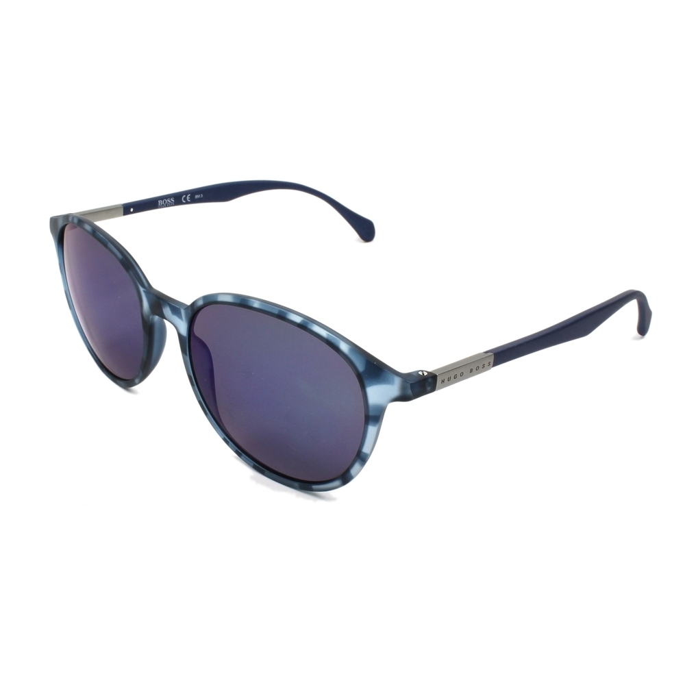 NWT Hugo Boss B0822S Havana Round 53mm Sunglasses